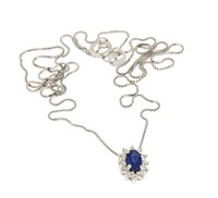 Collana Soranzo Gioielli Donna Pietre Preziose in Oro bianco Zaffiro 0.28 Ct GI10368787 - GI10368787